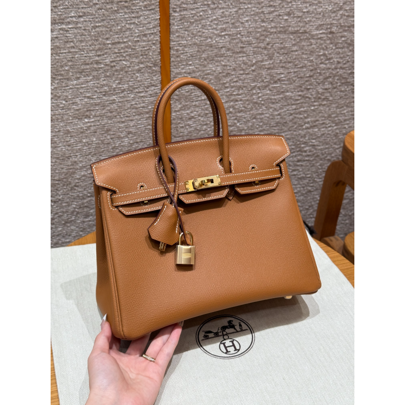 Hermes Birkin 25/ 30  in Epsom Leather-Brown
