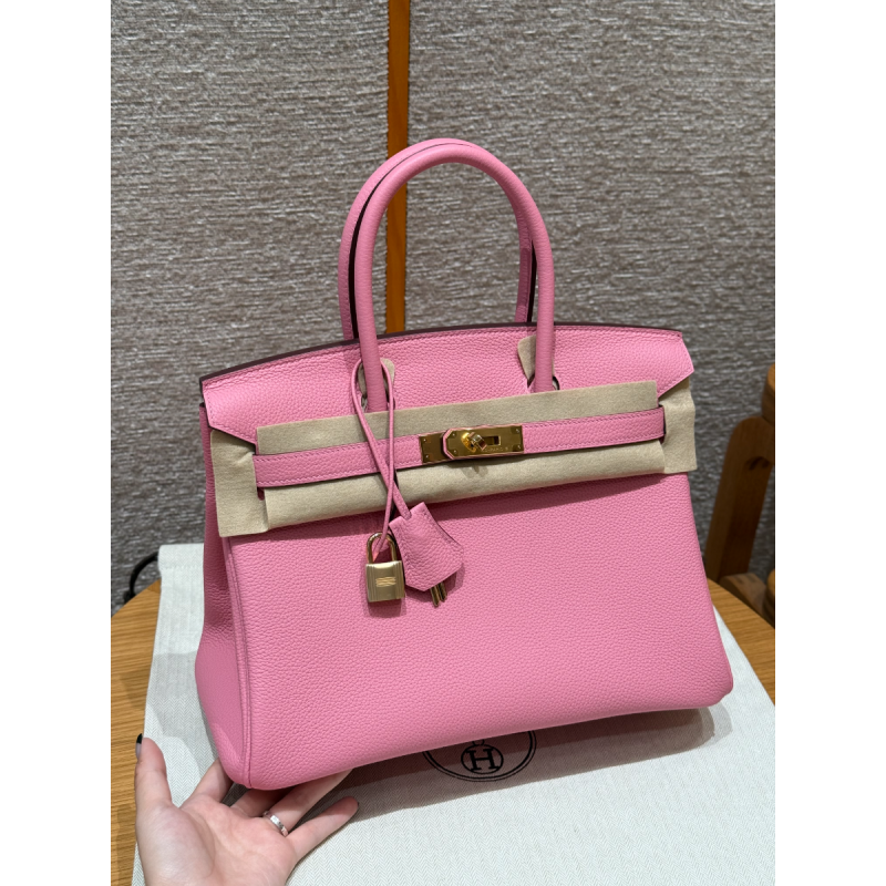 Hermes Birkin 25 / Birkin 30  in Togo Leather-Pupple Gum