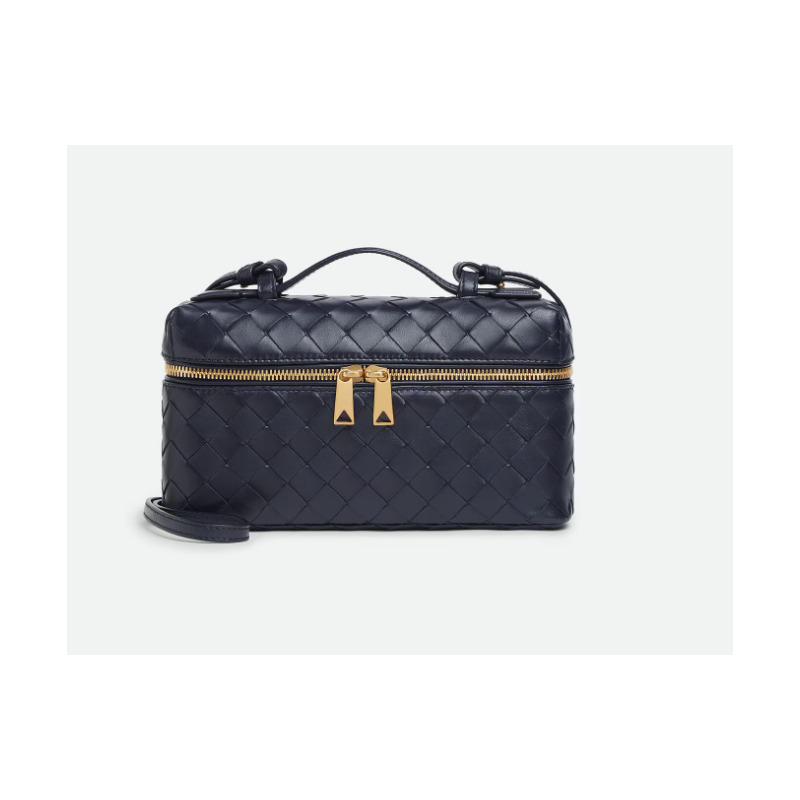 Nocturnal Intrecciato leather Bang Bang Vanity Case 