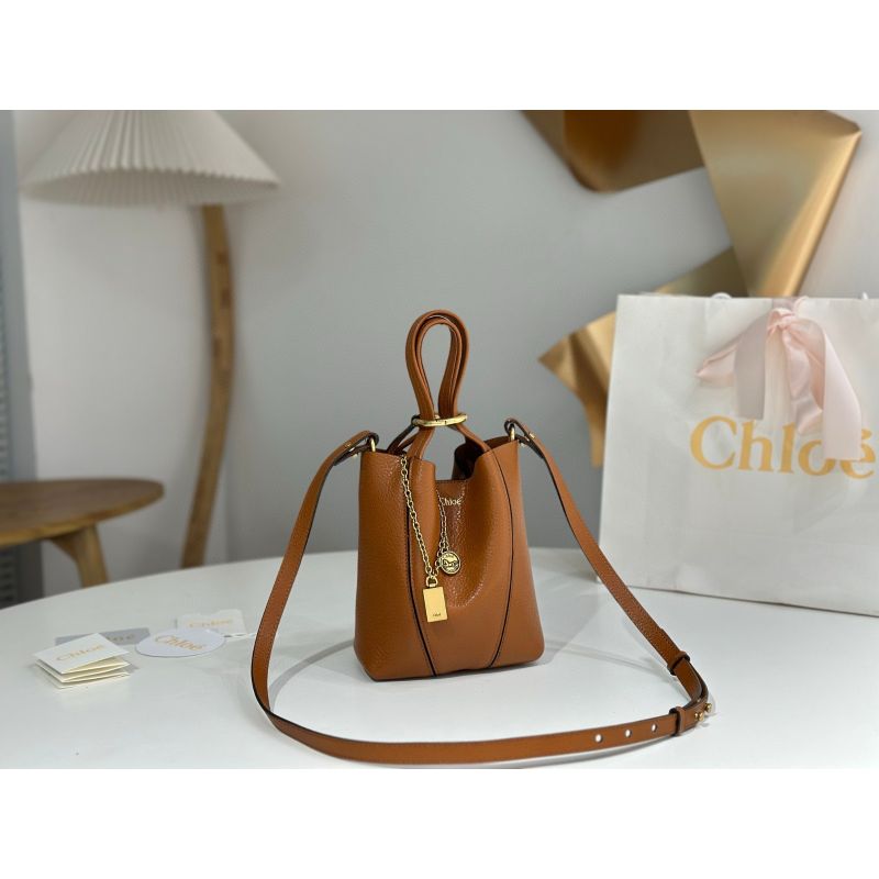 Chloe kleine Spin Tote-Brown