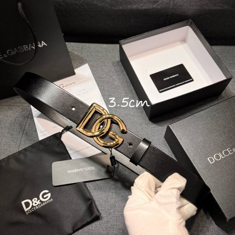Dolce Gabbana Leder Gürtel 3.5cm