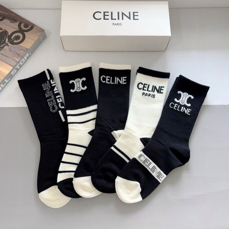 Celine socks ( 5 pairs)