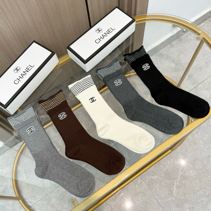 Chanel socks (5 pairs)