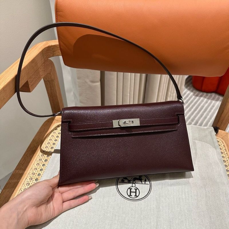 Hermes Kelly Elan Shoulder Bag-Rouga Seller 