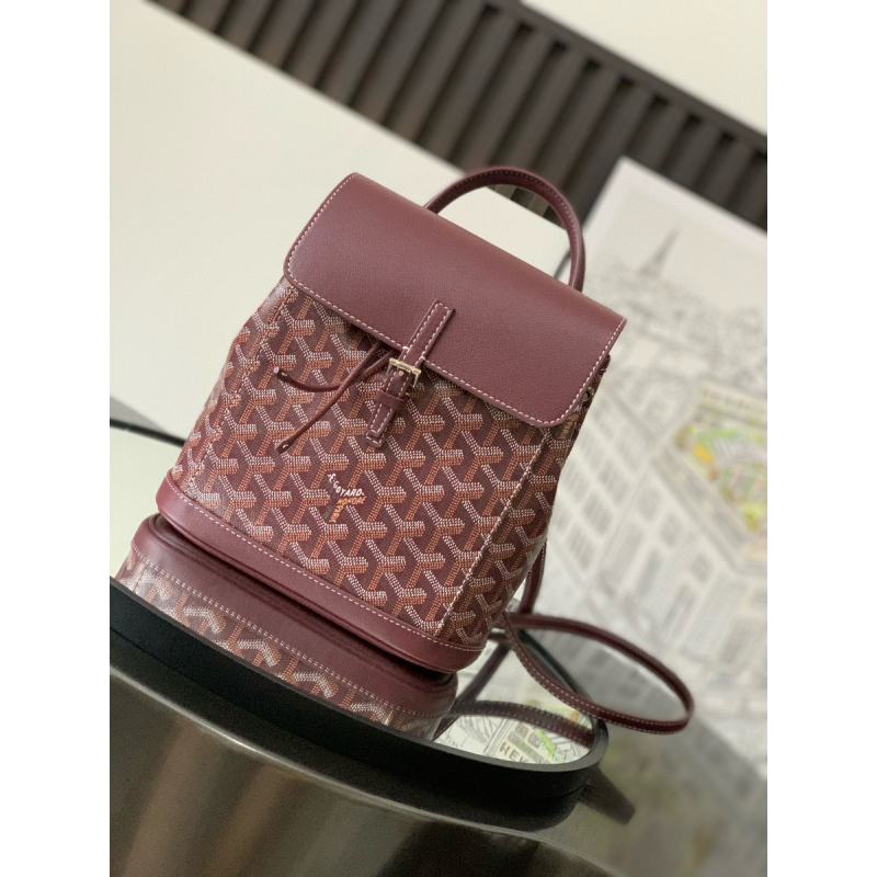 Goyard Alpin Mini Backpack-Burgundy