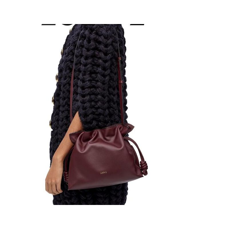 Loewe Medium Flamenco Bag-Burgundy