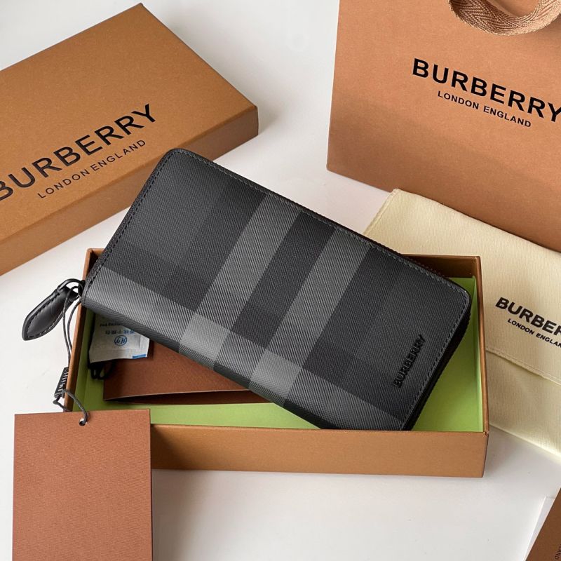 Burberry Long Check Zippy wallet