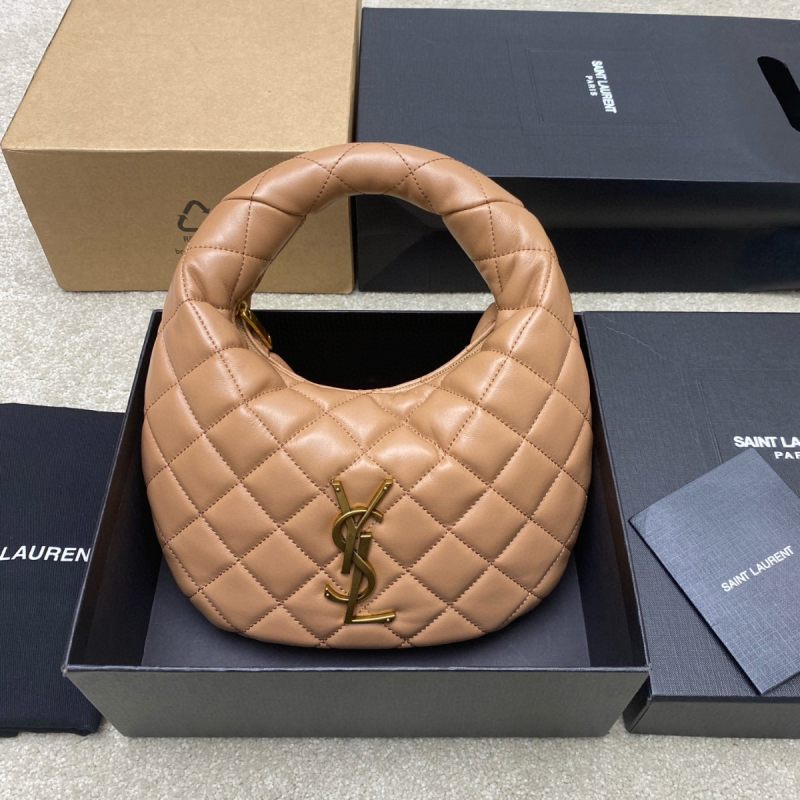 Saint Laurent Icarino in quilted nappa-Nude pink