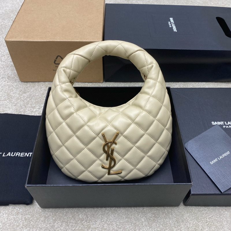 Saint Laurent Icarino in quilted nappa-Beige