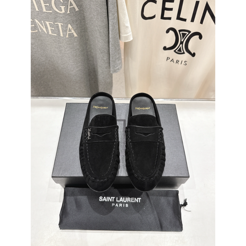 Damen Le Loafer Pantoletten aus Veloursleder, Size 35-41