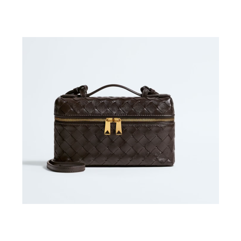 Fondant Intrecciato leather Bang Bang Vanity Case 