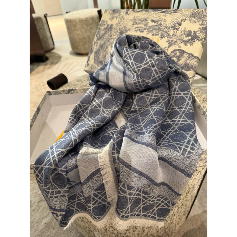 Dior Silk and Cashmere Shawl/Scarf
