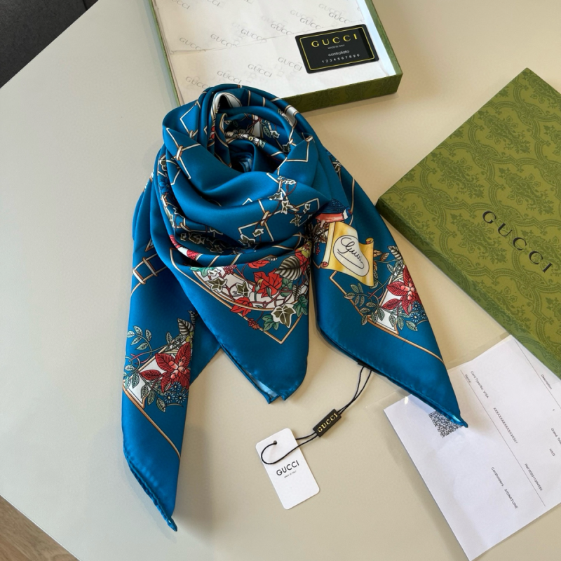 Gucci Silk Square Scarf 90