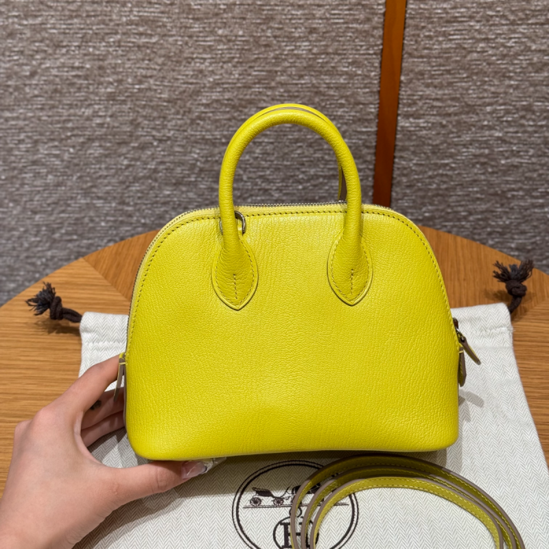 Hermes Mini-Tasche Bolide 1923-Lime