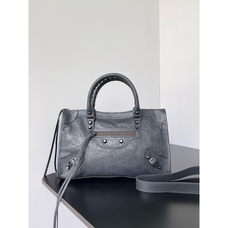 Balenciaga Le City kleine Tasche-Dark grey