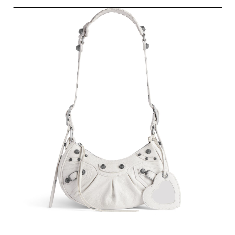 Balenciaga Le Cagole Schultertasche XS-White