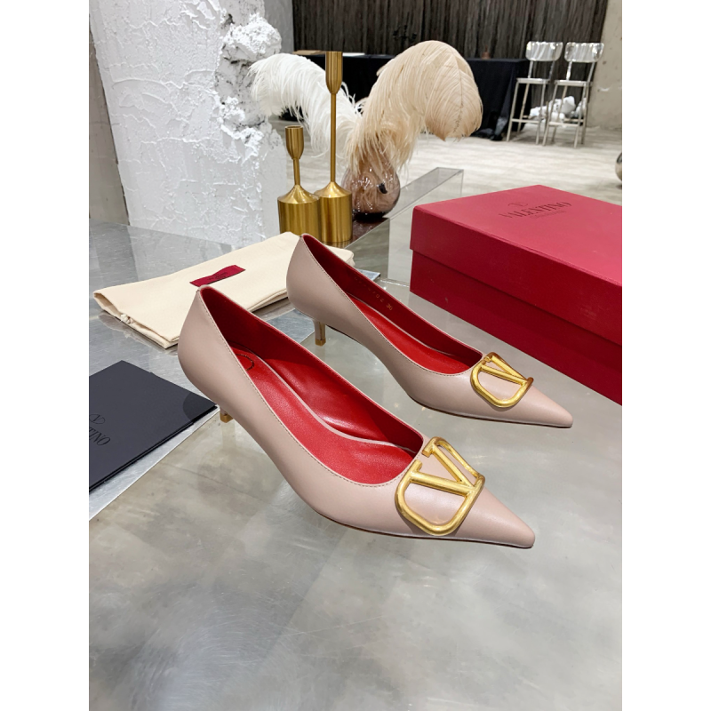 Valentino Vlogo Calfskin Pumps , Size 35-41